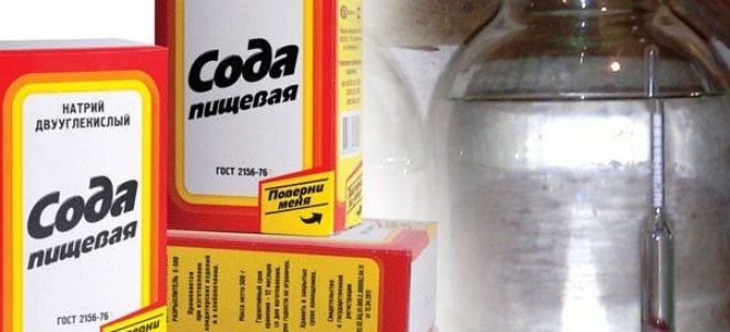 Промежуточная очистка самогона пищевой содой